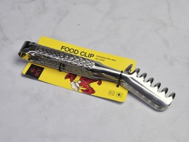 Pinza acero para fideos 